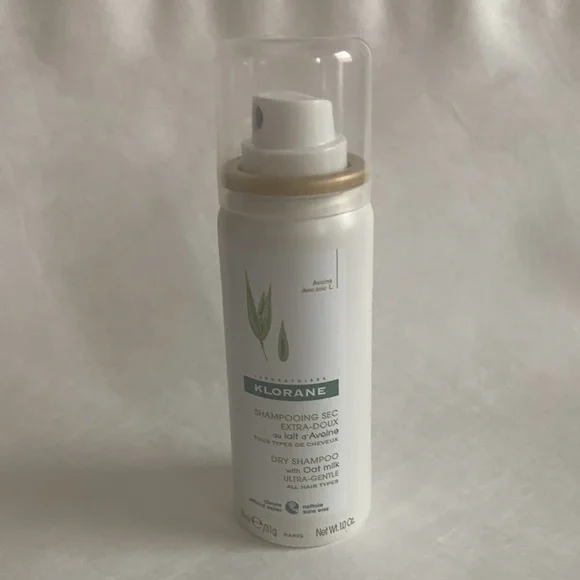 KLORANE Dry Shampoo w/ Oat Milk for All Hair Types Travel Purse Sz 1oz - Picture 5 of 8